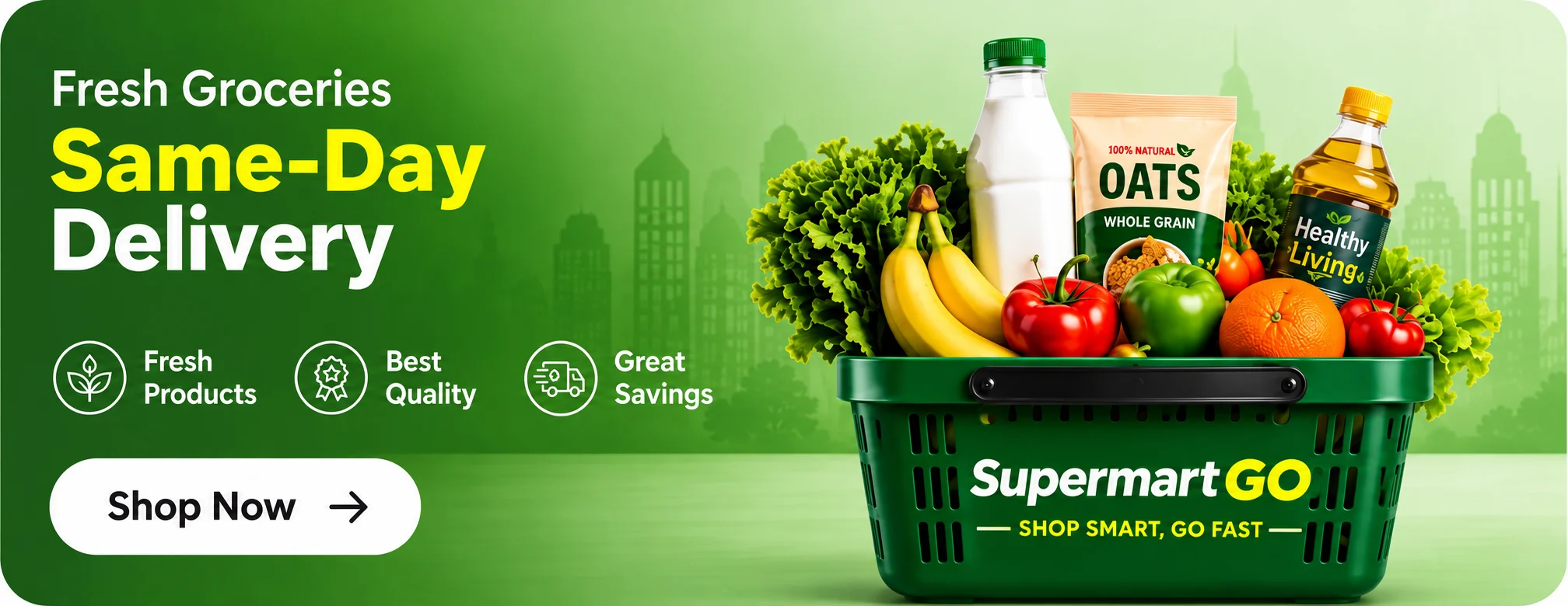 Fresh Groceries – Same-Day Delivery